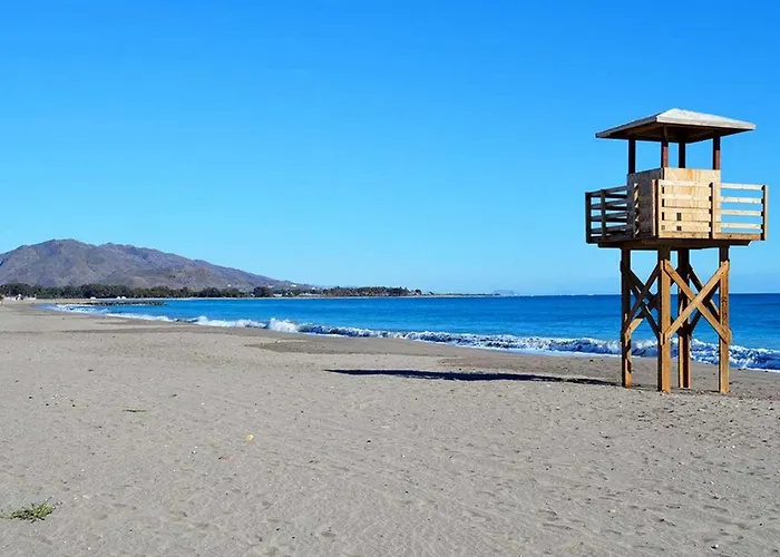Homes of Spain, Apartamentos Paraiso Vera Playa, Ed Tahiti, Atico H de 2 dormitorios con piscina privada en solárium y barbacoa, pie de playa, WIFI